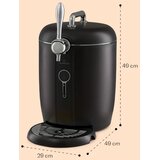 Klarstein Passau naprava za točenje, 6 l univerzalni sodi, črpalka za stisnjen zrak, 3 - 12 °C, 65 W - | Shoptok.si