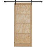  Klizna vrata ORKDAL Prirodna i crna 86 x 211 cm | shoptok.hr
