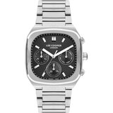 Lee Cooper Muški ručni sat, Kvarcni mehanizam, 41mm, Crno kućište, Srebrne boje, LC07618.350 | Eponuda.com