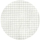 Mila Home Bela pralna okrogla preproga ø 100 cm Bubble White –