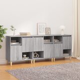  Komode 3 kom boja hrasta 60 x 35 x 70 cm od konstruiranog drva | shoptok.hr
