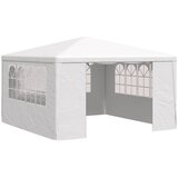  Profesionalni šator za zabave 4 x 4 m bijeli 90 g/m² | shoptok.hr