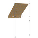 Tenda na ručno uvlačenje 150 cm žuto-plava prugasta | shoptok.hr
