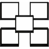  Zidna polica Crna 99 5 x 17 x 91 cm Konstruirano drvo - Crna | shoptok.hr