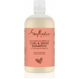 Shea Moisture Coconut & Hibiscus vlažilni šampon za valovite in kodraste lase 384 ml