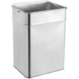  Kanta za smeće s pepeljarom 45 L čelična crna | shoptok.hr