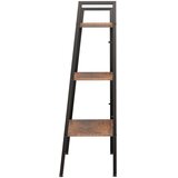  Samostojeće police s 3 razine tamnosmeđe i crne 56x35x108 cm | shoptok.hr
