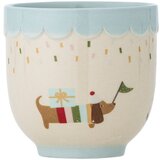 Bloomingville Mini Modra/kremno bela otroška skodelica iz kamenine 150 ml Celebrate – | Shoptok.si