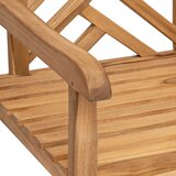  Vrtna stolica 2 pcs 60 x 58 x 90 cm Čvrsto teak drvo | shoptok.hr