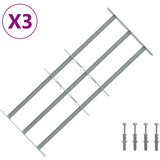  Sigurnosna rešetka za prozore s 3 poprečna okvira 3 pcs | shoptok.hr