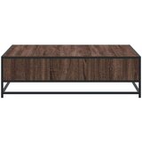 vidaXL Stol za kavu smeđi hrast Konstruirano drvo i metal | shoptok.hr