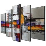 Vega 5-delna stenska slika na platnu Abstract Cene