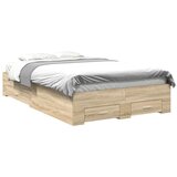  Krevet s ladicama svijetli hrast 120x190 cm konstruirano drvo | shoptok.hr
