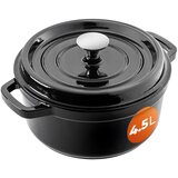 KADAX litoželezni lonec s pokrovom, 4,5 l, črn, (5000530883) Cene