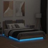  Okvir kreveta s uzglavljem LED boja hrasta sonome 120 x 190 cm | shoptok.hr