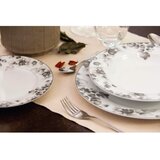 Villa Altachiara Beli/svetlo sivi desertni porcelanasti krožniki v kompletu 6 ks ø 19 cm Foliage gray – | Shoptok.si