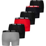 Puma Boksarice 'Everyday' pegasto siva / rdeča / črna / bela | Shoptok.si