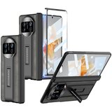 INORCO ABEEL For Honor Magic Vs 5G torbica za telefon iz pravega govejega usnja+PC Mahjong tekstura, ovitek s stojalom in filmom iz kaljenega stekla, (22036680) | Shoptok.si