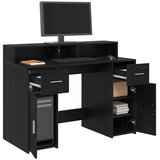  Stol s ladicama Crni hrast 120 x 55 x 91 cm Konstruirano drvo | Eponuda.ba