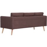  2-dijelni set sofa od tkanine smeđi | shoptok.hr