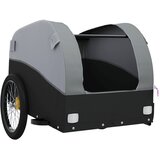 Prikolica za bicikl crno-siva 45 kg željezna | shoptok.hr