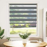 vidaXL Zavjesa zebra 100x150 cm širina tkanine 95,9 cm poliester | shoptok.hr