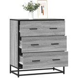 vidaXL Komoda boja hrasta sonome 68x35x76 cm konstruirano drvo metal | shoptok.hr