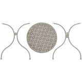 Bistro 3-dijelni bistro set čelični sivi | shoptok.hr