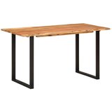  Blagovaonski stol od masivnog bagremovog drva 140 x 70 x 76 cm | shoptok.hr