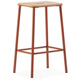 Marckeric Opečnato oranžni barski stoli v kompletu 2 ks (višina sedeža 65 cm) Abba – Cene