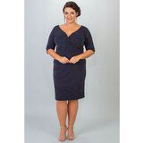 Karko Woman's Dress U634 Navy Cene