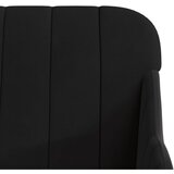  Fotelja crna 63 x 76 x 80 cm baršunasta | shoptok.hr