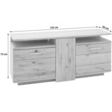 Livetastic TV-ELEMENT barve hrasta | Shoptok.si