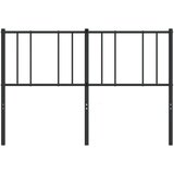 vidaXL Metalno uzglavlje crno 150 cm | shoptok.hr