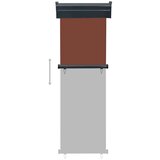 vidaXL Balkonska stranska tenda 60x250 cm rjava | Shoptok.si