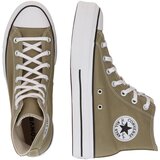 Converse Visoke tenisice 'Chuck Taylor All Star Lift' maslinasta / bijela | shoptok.hr