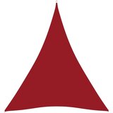 vidaXL Senčno jadro oksford blago trikotno 5x6x6 m rdeče, (20965384) | Shoptok.si