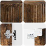  Set namještaja za kupaonicu 2 kom. Dimljeni hrast Smeđa 33 x 34,5 x 100 cm | shoptok.hr