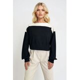 Trend Alacati Stili ženska bluza dugih rukava Alc-X12970, crno-bela | Eponuda.com