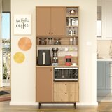 Hanah home Komoda RE6-SK, 88x205x35,5 cm, Smeđa | Eponuda.ba