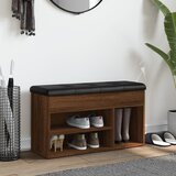  Klupa za cipele smeđa boja hrasta 82 x 32 x 45,5 cm drvena | shoptok.hr