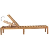  Ležalnik iz trdne tikovine, (20661169) | Shoptok.si