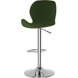 vidaXL Barski stolčki 2 kosa temno zelen žamet, (20968059) | Shoptok.si