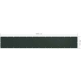 Balkonski Balkonsko platno temno zeleno 90x600 cm oksford blago, (20966901) | Shoptok.si