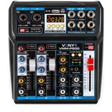 4 kanalna mešalna miza z USB / Bluetooth predvajalnikom / snemalnikom - Audio-Kondric cene