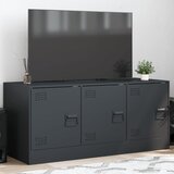  The Living Store TV omarica antracitna 99x39x44 cm jeklo - TV Omarica, (21508170) Cene