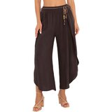 Och Bella Trousers-TW-SP-BI-81378.24P-dark brown | Shoptok.si