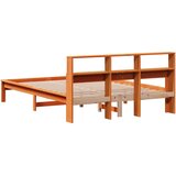  Okvir kreveta bez madraca voštano smeđi 140x190 cm od borovine | shoptok.hr