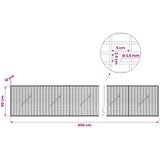  Gabion s žicom debljine 3,5 mm i mrežom 5x2,5 cm 450x10x50 cm | shoptok.hr