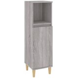  3-dijelni set kupaonskog namještaja siva boja hrasta drveni | shoptok.hr